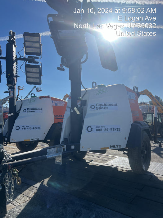 2023 Generac MLT2 Diesel, Flex Switch 120V Input, Powerzone Controller, 
(4) 320W LED Lights, 4kW Generator, 39.9 Gal Fuel Tank, 2" Ball, T3