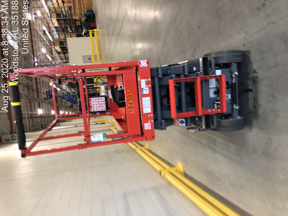 2020 Skyjack SJIII-3226 Solid NM Tires, Half height spring hinged entry gate, Dual Beacons