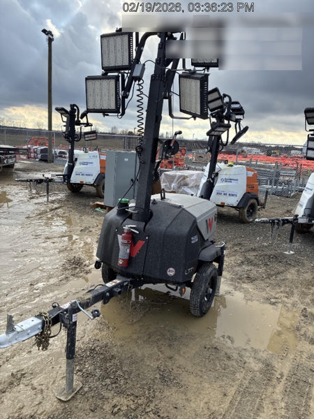 2024 Wacker Neuson LTT4 Diesel, Kohler KDW702, Deep Sea Controller, Auto Start, LED 320W, Bypass Outlet, T3