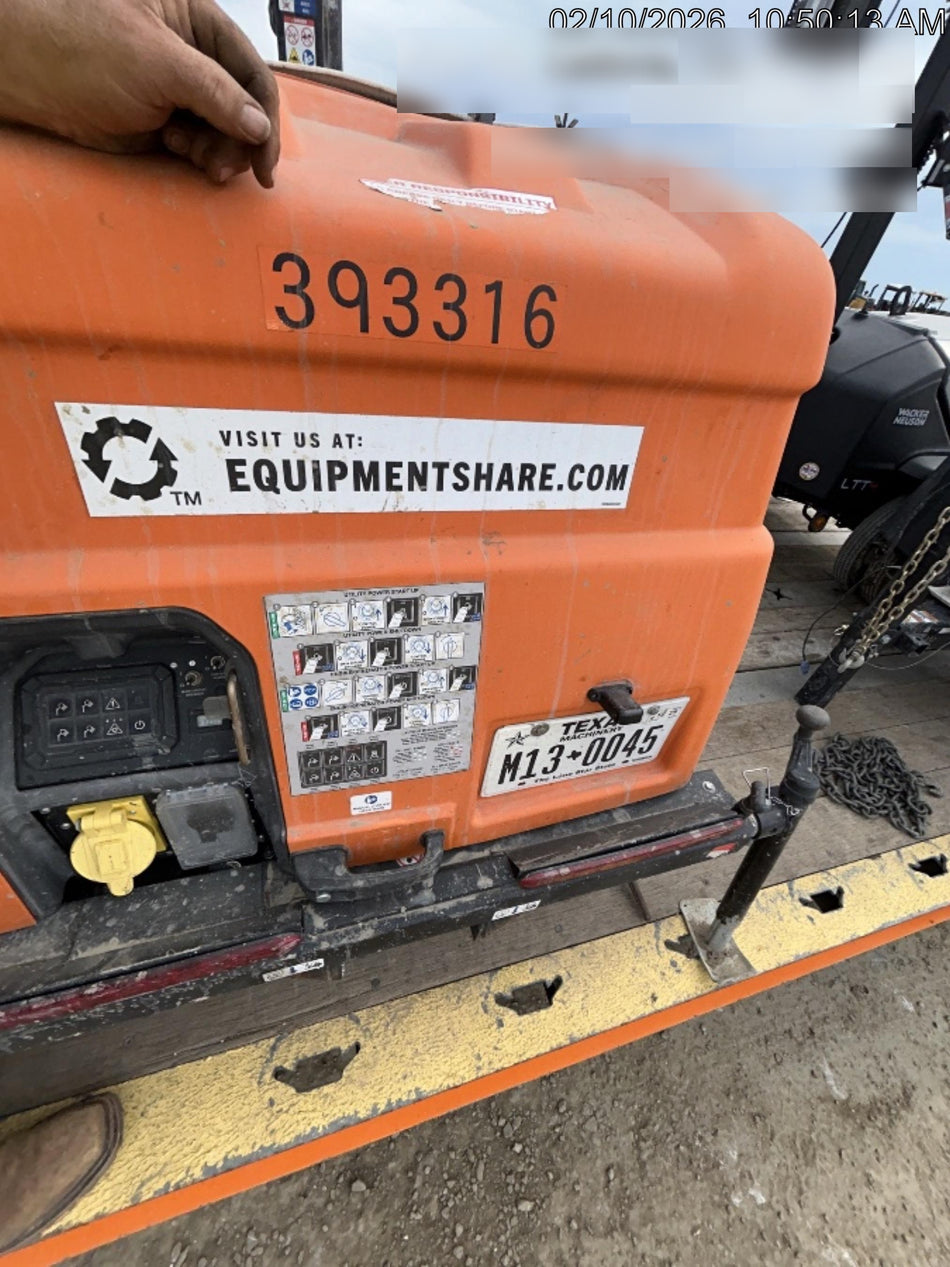 2024 Generac MLT2 Diesel, Flex Switch 120V Input, Powerzone Controller, 
(4) 320W LED Lights, 4kW Generator, 39.9 Gal Fuel Tank, 2" Ball, T3