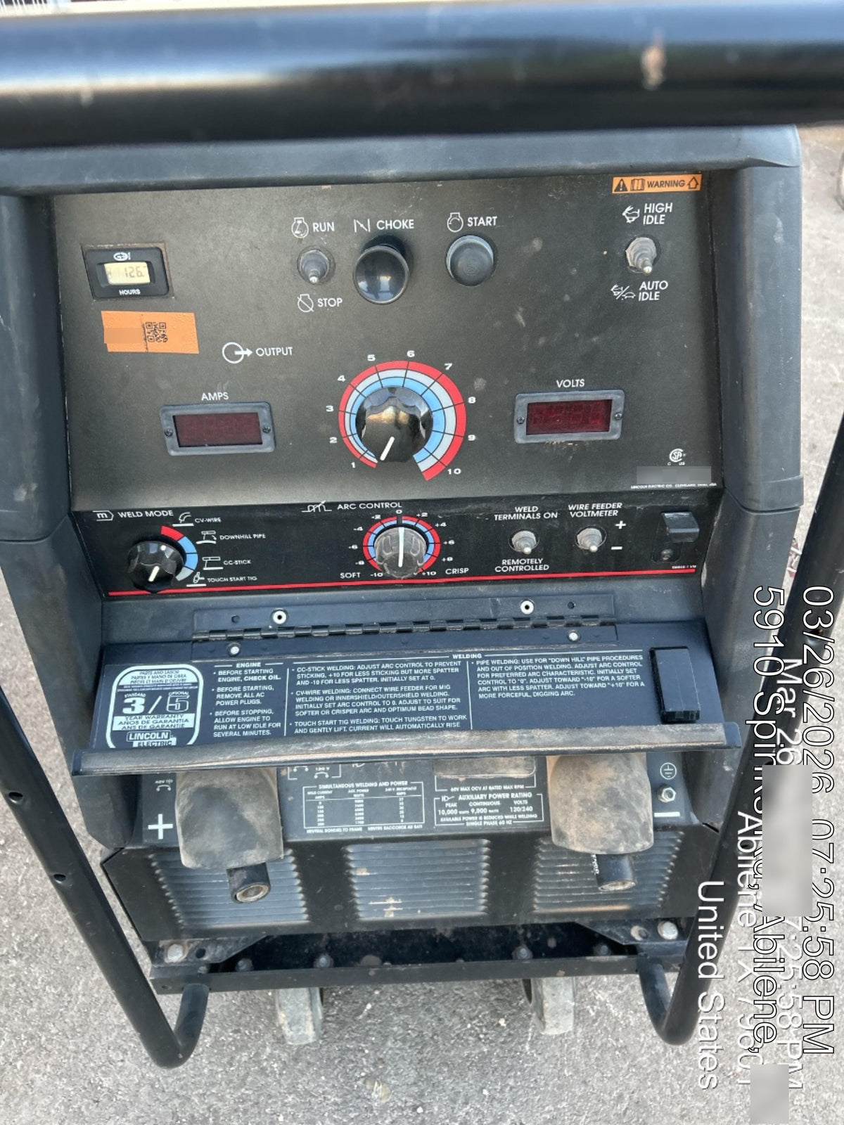 2024 Lincoln Electric Ranger 305 LPG Ranger 305 LPG (KOHLER) ONEPAK K5168-1 Red