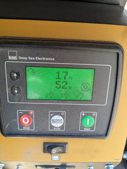 2022 Allmand NLV3GR (4) LED Light Fixture 350W, 23' Vertical Mast, 3kW Prime, Towable, Deep Sea L401, Leveling Jacks, Yanmar T4F 5.8hp