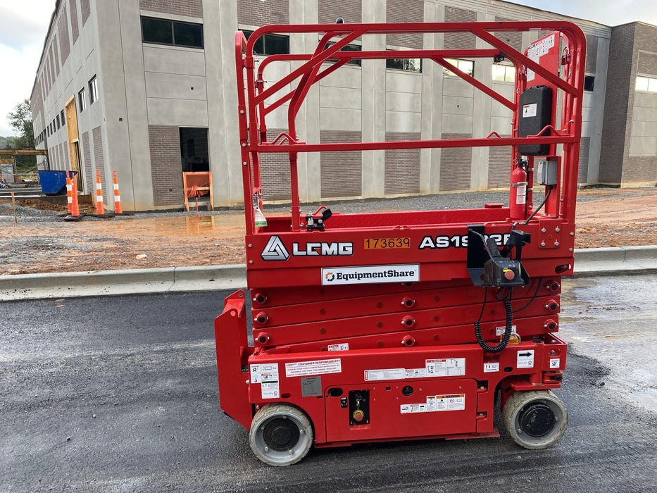 2021 Lgmg AS1932E Electric Drive, Solid Non Marking Tires, Dual Beacons