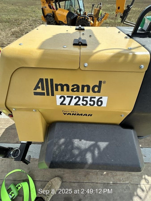 2022 Allmand NLV3GR (4) LED Light Fixture 350W, 23' Vertical Mast, 3kW Prime, Towable, ES Decals, T3