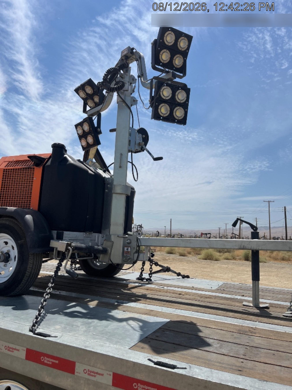 2024 Wanco WLTT-4MM4K Diesel, Deep Sea Controller, Shore Power Plug, Auto Start, (4) 350W LED Floodlights, 4kW Generator, 60 Gal Fuel Tank, 2" Ball, T3