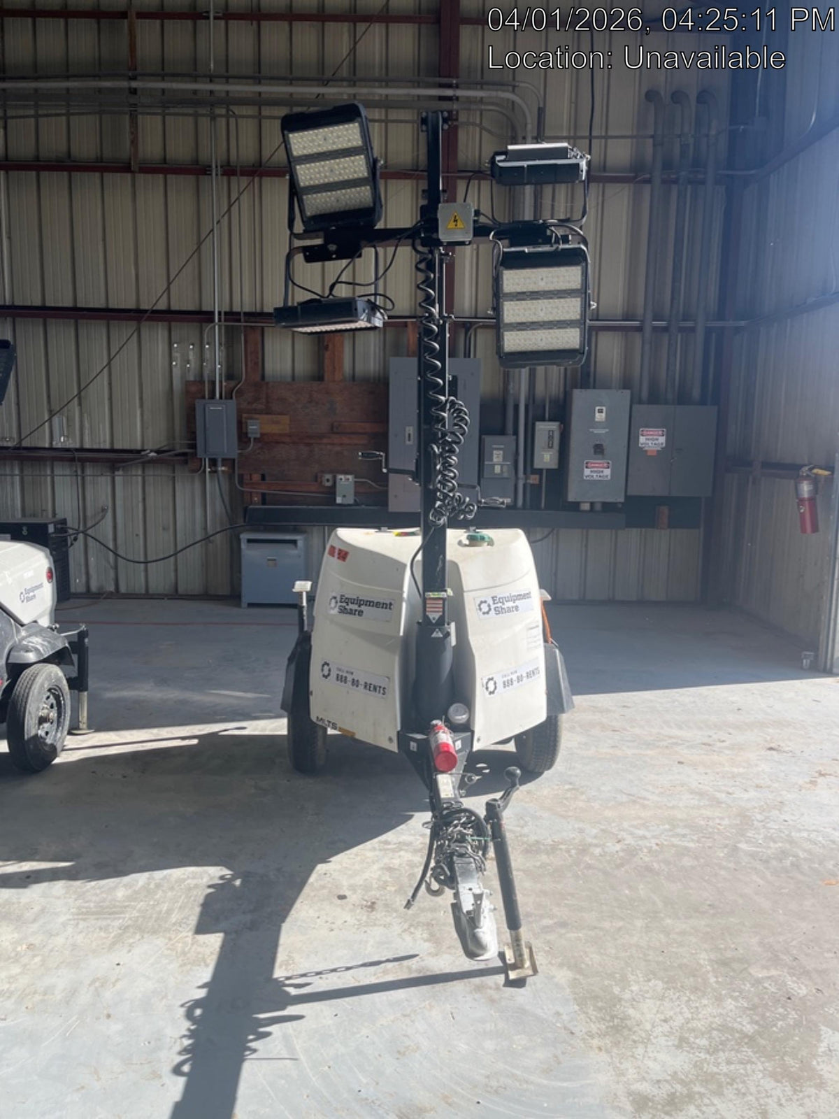 2023 Generac MLT2 Diesel, Flex Switch 120V Input, Powerzone Controller, 
(4) 320W LED Lights, 4kW Generator, 39.9 Gal Fuel Tank, 2" Ball, T3