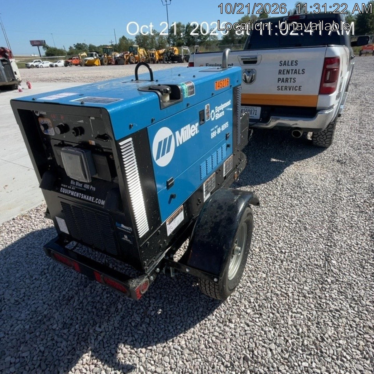2026 MILLER ELECTRIC BIG BLUE 400