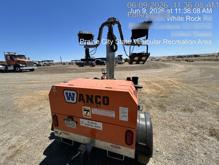2024 Wanco WLTT-4MM4K Diesel, Deep Sea Controller, Shore Power Plug, Auto Start, (4) 350W LED Floodlights, 4kW Generator, 60 Gal Fuel Tank, 2" Ball, T3