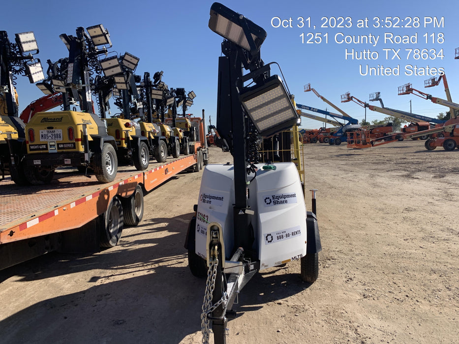 2023 Generac MLT2 Diesel, Flex Switch 120V Input, Powerzone Controller, (4) 320W LED Lights, 4kW Generator, 39.9 Gal Fuel Tank, 2" Ball, T3