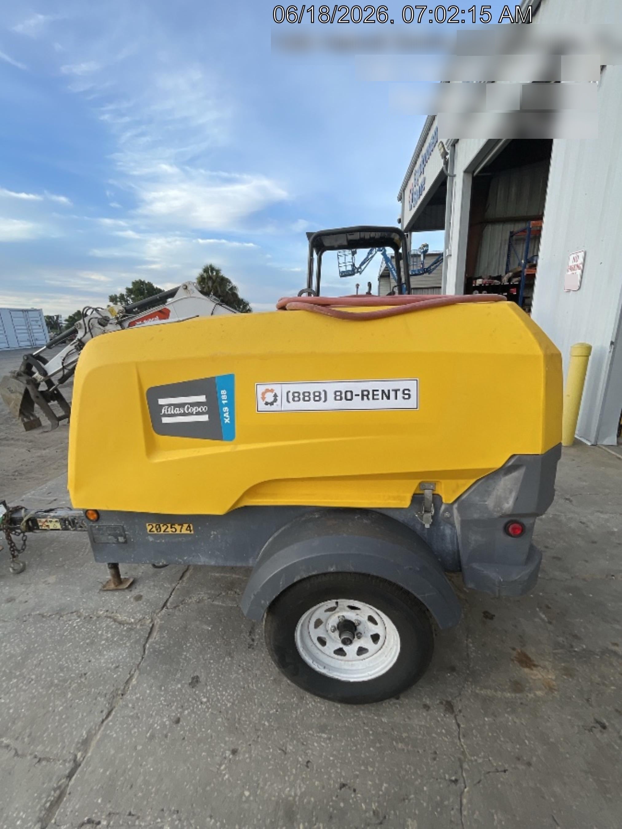 2022 ATLAS COPCO XAS188 CWK