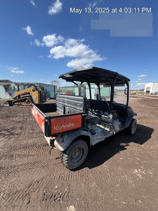 2021 Kubota RTV-X1140W-H Plastic Canopy, Windshield Acrylic Clear, LED Strobe Light, Wire Harness Kit, Back up Alarm