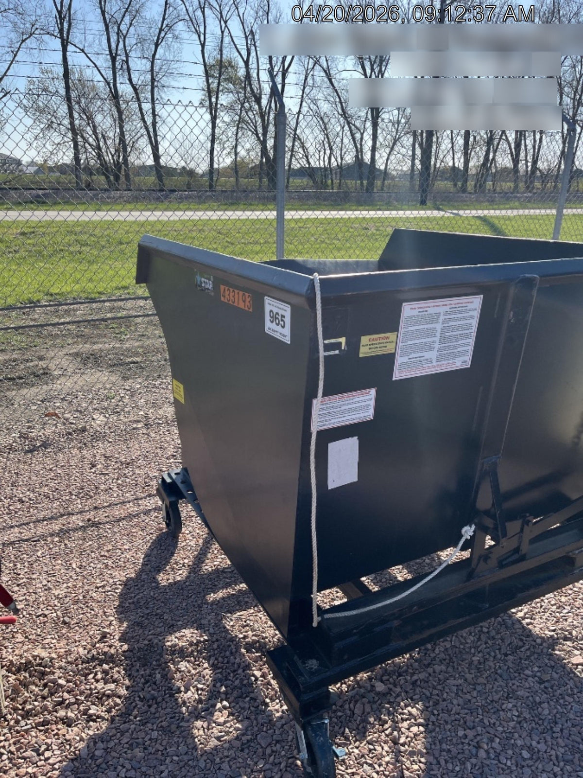 2024 STAR INDUSTRIES M-1820 - Self-Dump Hopper
