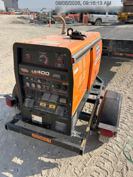 2022 Lincoln Electric LE400 Kubota V1505, Trlr, Cable Rack, Light Kit, ES Decals, T3