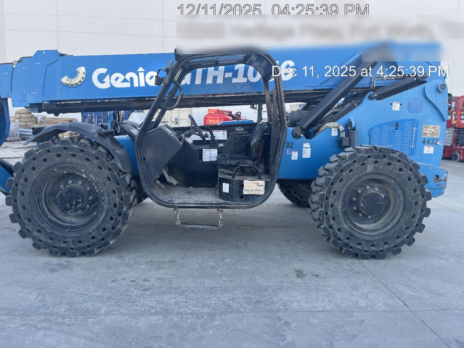 2017 Genie GTH-1056 Genie GTH1056, Solid Tires, 60" carriage, Light Kit, Open ROPS