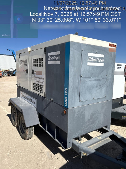 2020 ATLAS COPCO QAS 125