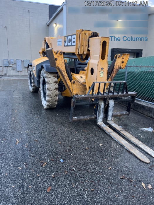 2019 JCB 510-56 Open ROPS, 74 HP, Solid Tires, Worklights, Beacon, Aux Hydraulics, Lifting Eye, 60" Carriage/60" Forks