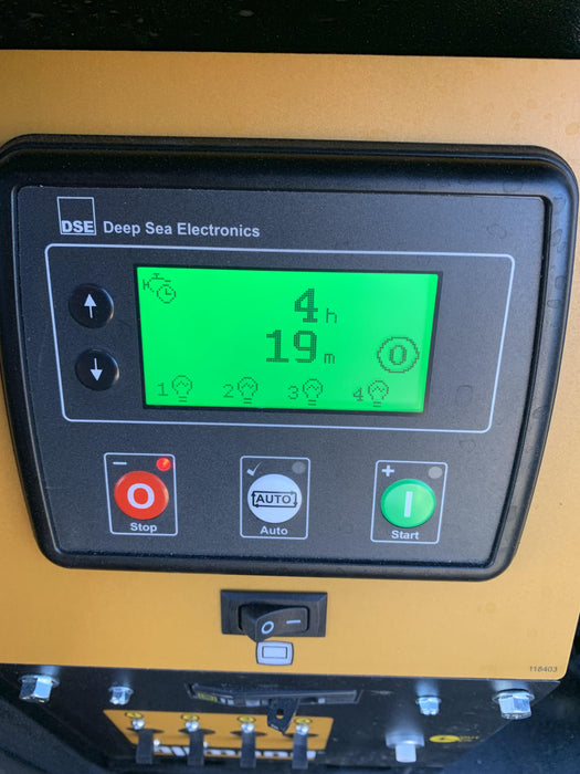 Allmand NLV3GR (4) LED Light Fixture 350W, 23' Vertical Mast, 3kW Prime, Towable, Deep Sea L401, Leveling Jacks, Yanmar T4F 5.8hp