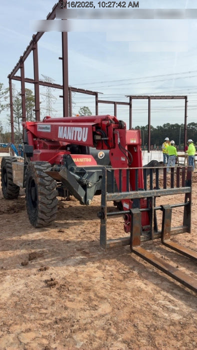 2019 Manitou MTA10055 Manitou MTA10055 - 120 HP T4, Canopy, Worklights/Strobe, Beacon, 66" Carriage, 60" Forks, Solid Tires, Lift Hook, Aux Hydraulics