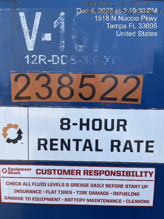 2022 THOMPSON 12R-DDS-3.6-X Canopy