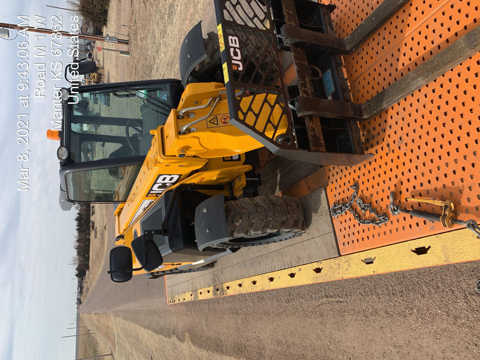 2020 JCB 505-20TC Cab/Heat/Air, Solid Tires, Work Lights, Beacon, Aux Hydraulics, Back up Alarm, ES Decals