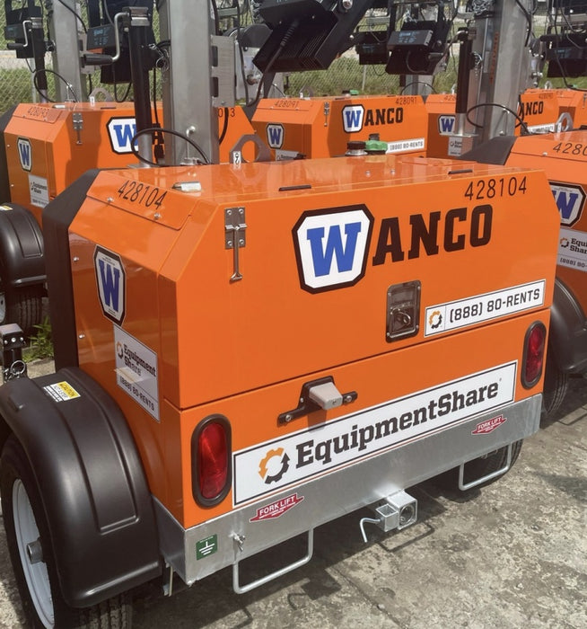 2024 Wanco WLTT-4MM4K Diesel, Deep Sea Controller, Shore Power Plug, Auto Start, (4) 350W LED Floodlights, 4kW Generator, 60 Gal Fuel Tank, 2" Ball, T3