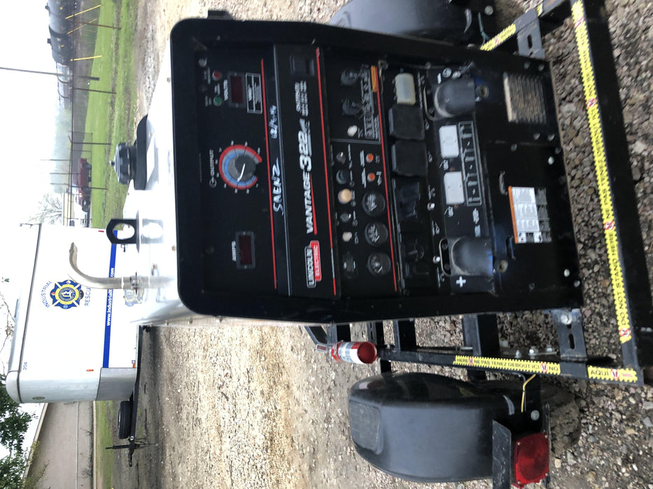 2018 Lincoln Electric Vantage 322 Lincoln Vantage 322 Welder Ready Pak 3 - Vantage 322, Trailer, Fender and light kit, Cable rack