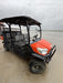 2022 Kubota RTV-X1140W-H Plastic Canopy, Windshield Acrylic Clear, LED Strobe Light, Wire Harness Kit, Back up Alarm