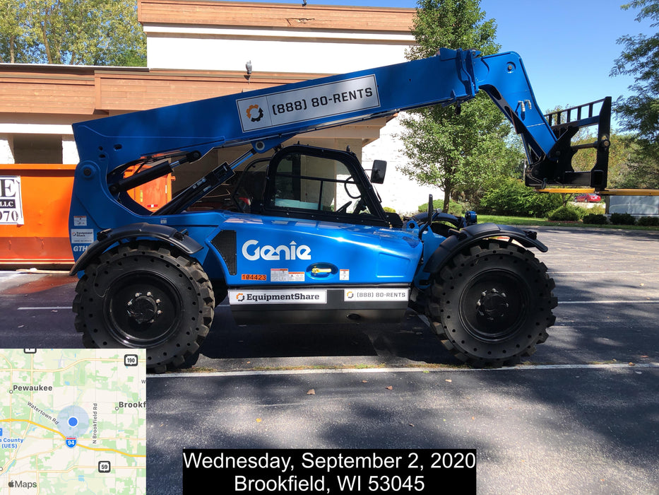 2020 Genie GTH-636 Cab/Heat/Air, Solid Tires, Work Lights, Beacon, Aux Hydraulics, Back up Alarm