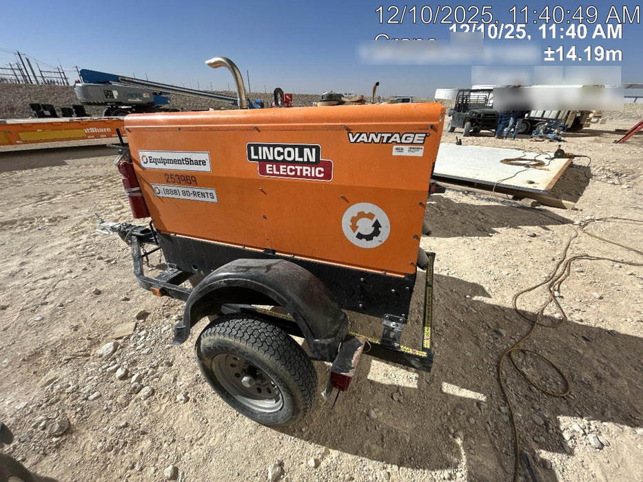 2022 Lincoln Electric LE400 Kubota V1505, Trlr, Cable Rack, Light Kit, ES Decals, T3