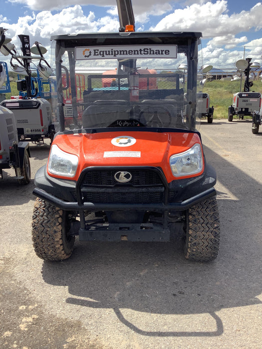 2022 Kubota RTV-X1140W-H Plastic Canopy, Windshield Acrylic Clear, LED Strobe Light, Wire Harness Kit, Back up Alarm