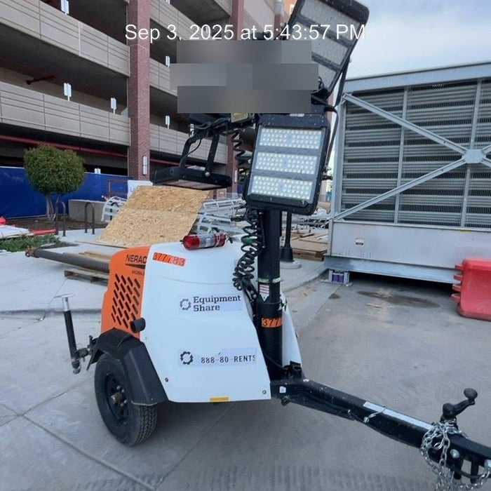 2023 Generac MLT2 Diesel, Flex Switch 120V Input, Powerzone Controller, 
(4) 320W LED Lights, 4kW Generator, 39.9 Gal Fuel Tank, 2" Ball, T3