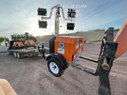 2024 Wanco WLTT-4MM4K Diesel, Deep Sea Controller, Shore Power Plug, Auto Start, (4) 350W LED Floodlights, 4kW Generator, 60 Gal Fuel Tank, 2" Ball, T3