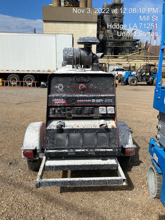 2022 Lincoln Electric Vantage 549X Crosslink Technology, Trailer Mounted, ES Decals, T3