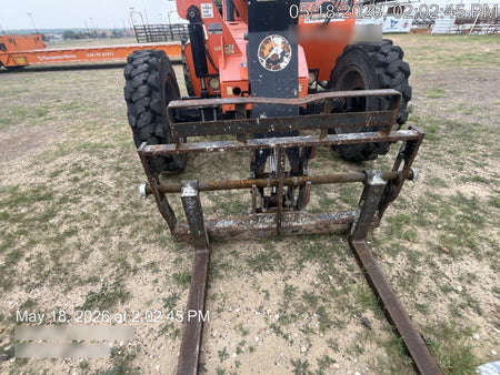 2019 Skytrak 6036 Cab/Heat/Air, Solid Tires, LED Work Lights, Beacon w/50" Carriage, 48" Pallet Forks