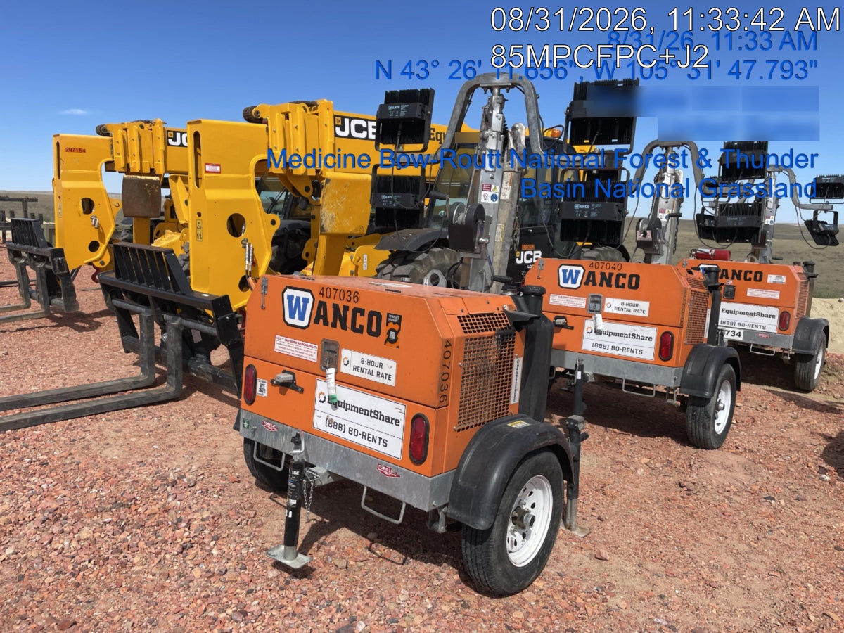 2024 Wanco WLTT-4MM4K Diesel, Deep Sea Controller, Shore Power Plug, Auto Start, (4) 350W LED Floodlights, 4kW Generator, 60 Gal Fuel Tank, 2" Ball, T3