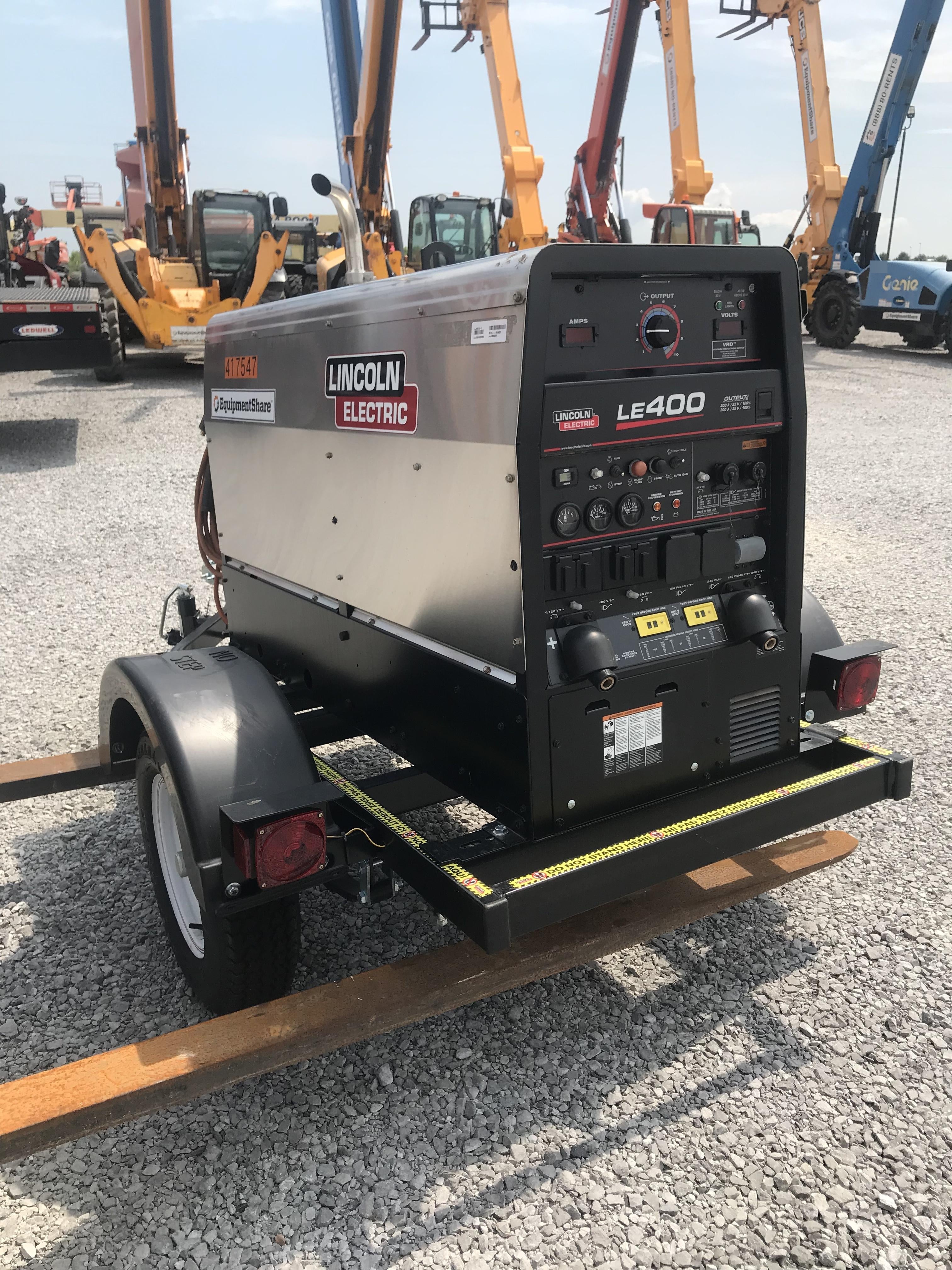 2024 Lincoln Electric LE400 Kubota V1505, Trlr, Cable Rack, Light Kit, ES Decals, T3