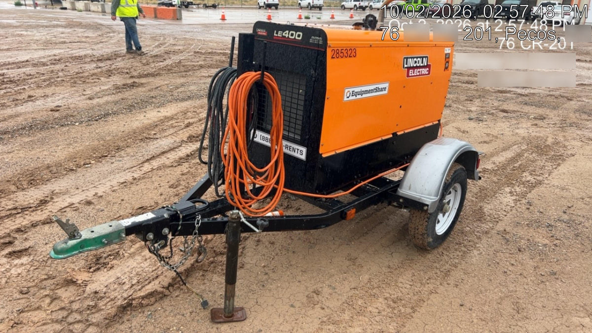 2022 Lincoln Electric LE400 Kubota V1505, Trlr, Cable Rack, Light Kit, ES Decals, T3