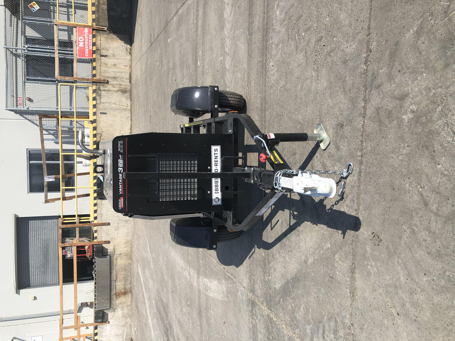 2019 Lincoln Electric Vantage 322 Welder Ready-Pak 3, Two wheel trailer, Fender and Light kit, Cable Rack