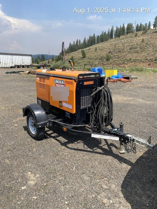 2021 Lincoln Electric Vantage 322 Vantage 322 Ready Pak 3 w/ Decals, ORANGE (includes trailer, cable rack, fender light kit) NO Telematics