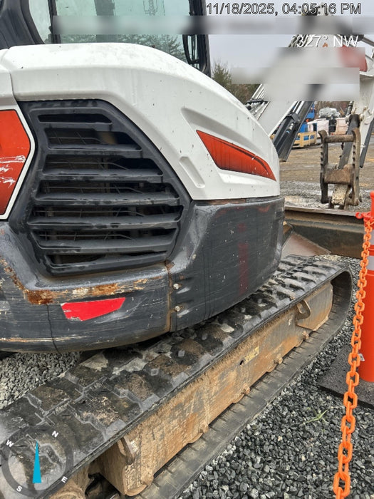 2022 Bobcat E50 Cab/Heat/Air, Rubber Tracks, Manual QC, Hydraulic Thumb