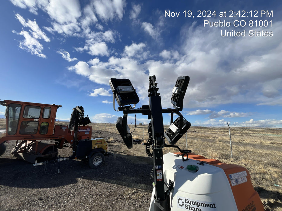 2023 Generac MLT2 Diesel, Flex Switch 120V Input, Powerzone Controller, 
(4) 320W LED Lights, 4kW Generator, 39.9 Gal Fuel Tank, 2" Ball, T3