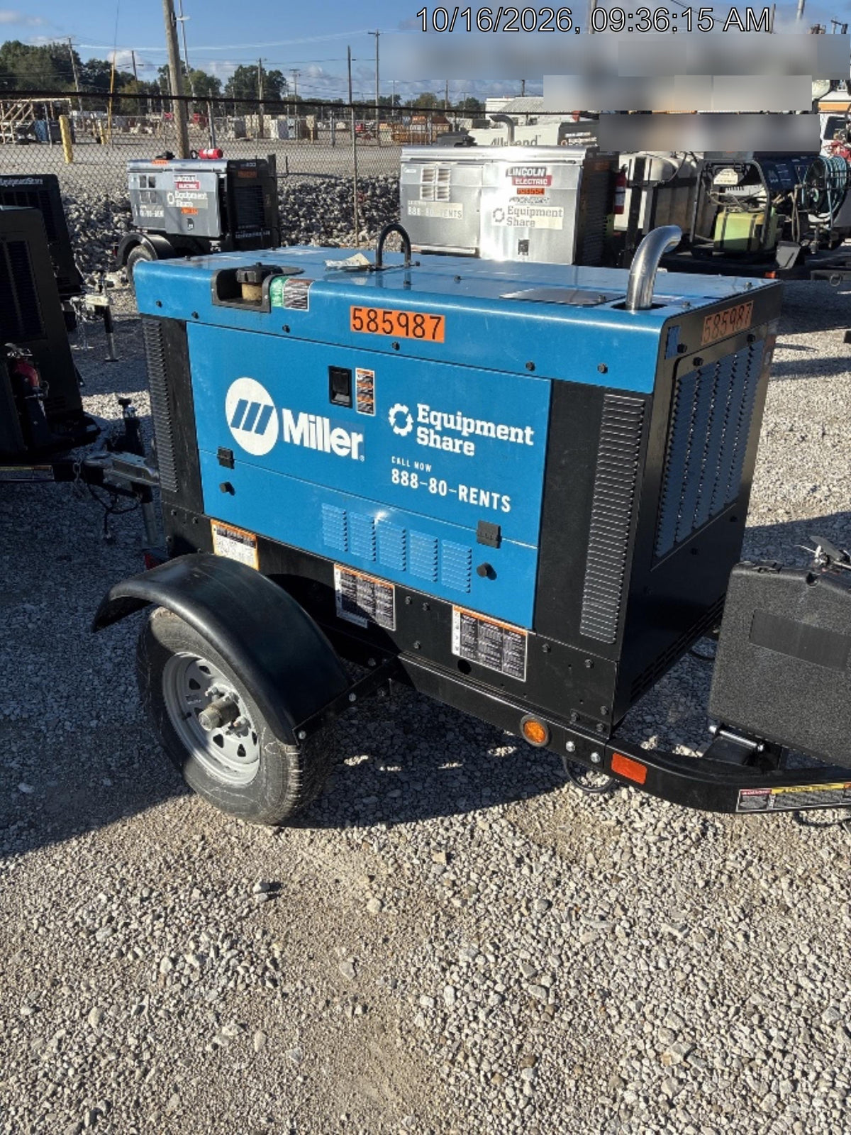 2025 MILLER ELECTRIC BIG BLUE 400