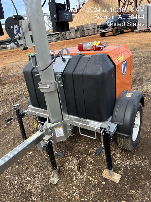 2023 Wanco WLTT-4MM4K Diesel, Deep Sea Controller, Shore Power Plug, Auto Start, (4) 350W LED Floodlights, 4kW Generator, 60 Gal Fuel Tank, 2" Ball, T3