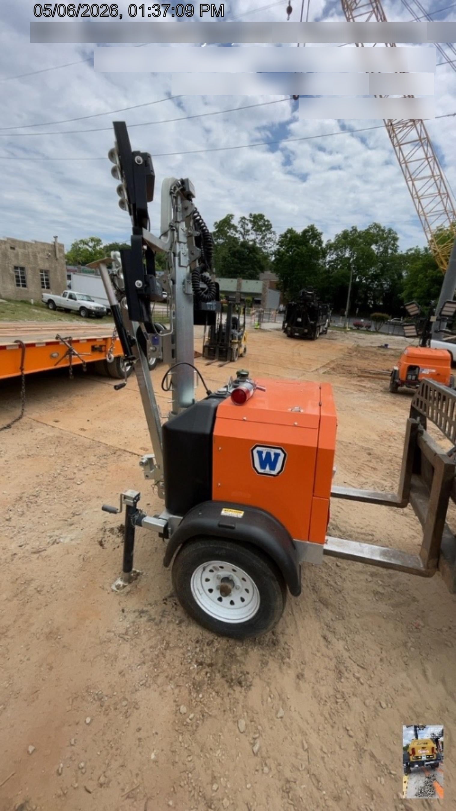 2025 Wanco WLTT-4MM4K Diesel, Mitsubishi L2E, 9.0HP @1800 rpm, Deep Sea Controller, Shore Power Plug, Auto Start, (4) 350W LED Floodlights, 4kW Generator, 60 Gal Fuel Tank, 2" Ball, T3