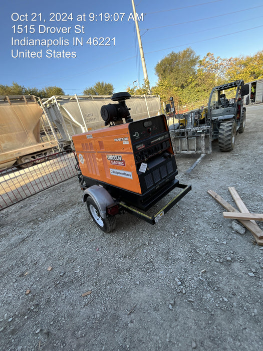 2022 Lincoln Electric Vantage 549X Crosslink Technology, Trailer Mounted, ES Decals, T3