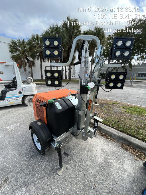 2023 Wanco WLTT-4MM4K Diesel, Deep Sea Controller, Shore Power Plug, Auto Start, (4) 350W LED Floodlights, 4kW Generator, 60 Gal Fuel Tank, 2" Ball, T3