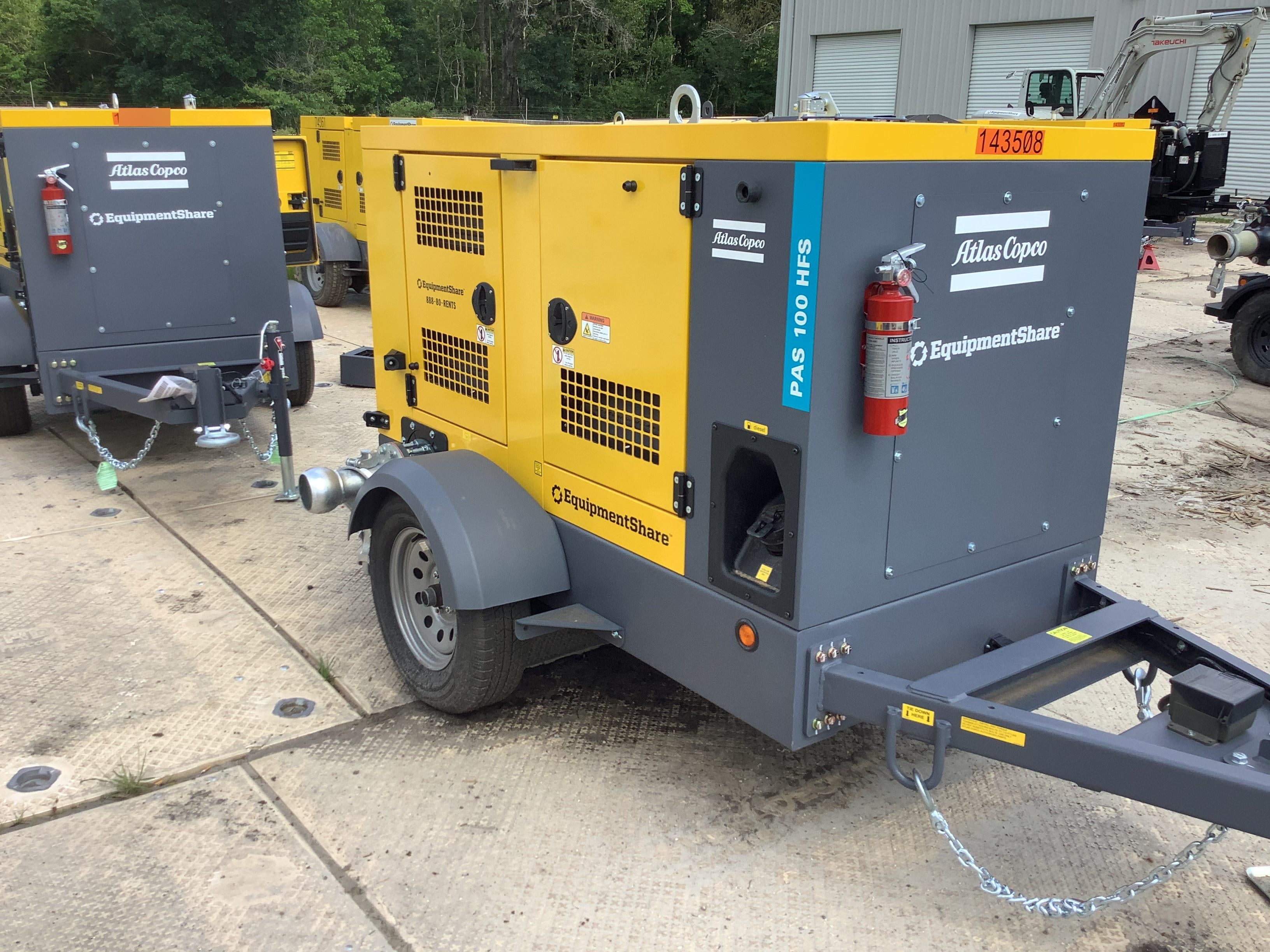 2021 ATLAS COPCO PAS 100 HF CS Enclosed
