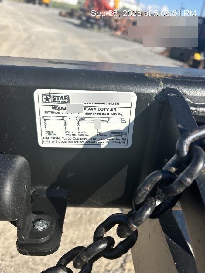 2025 STAR INDUSTRIES M1360B - Star JIB Boom