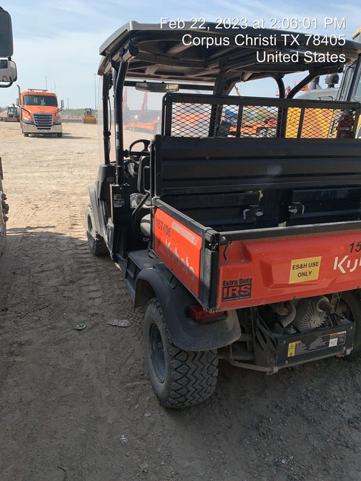 2021 Kubota RTV-X1140W-H Plastic Canopy, Windshield Acrylic Clear, LED Strobe Light, Wire Harness Kit, Back up Alarm