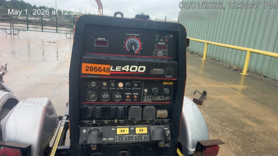 2022 Lincoln Electric LE400 Kubota V1505, Trlr, Cable Rack, Light Kit, ES Decals, T3